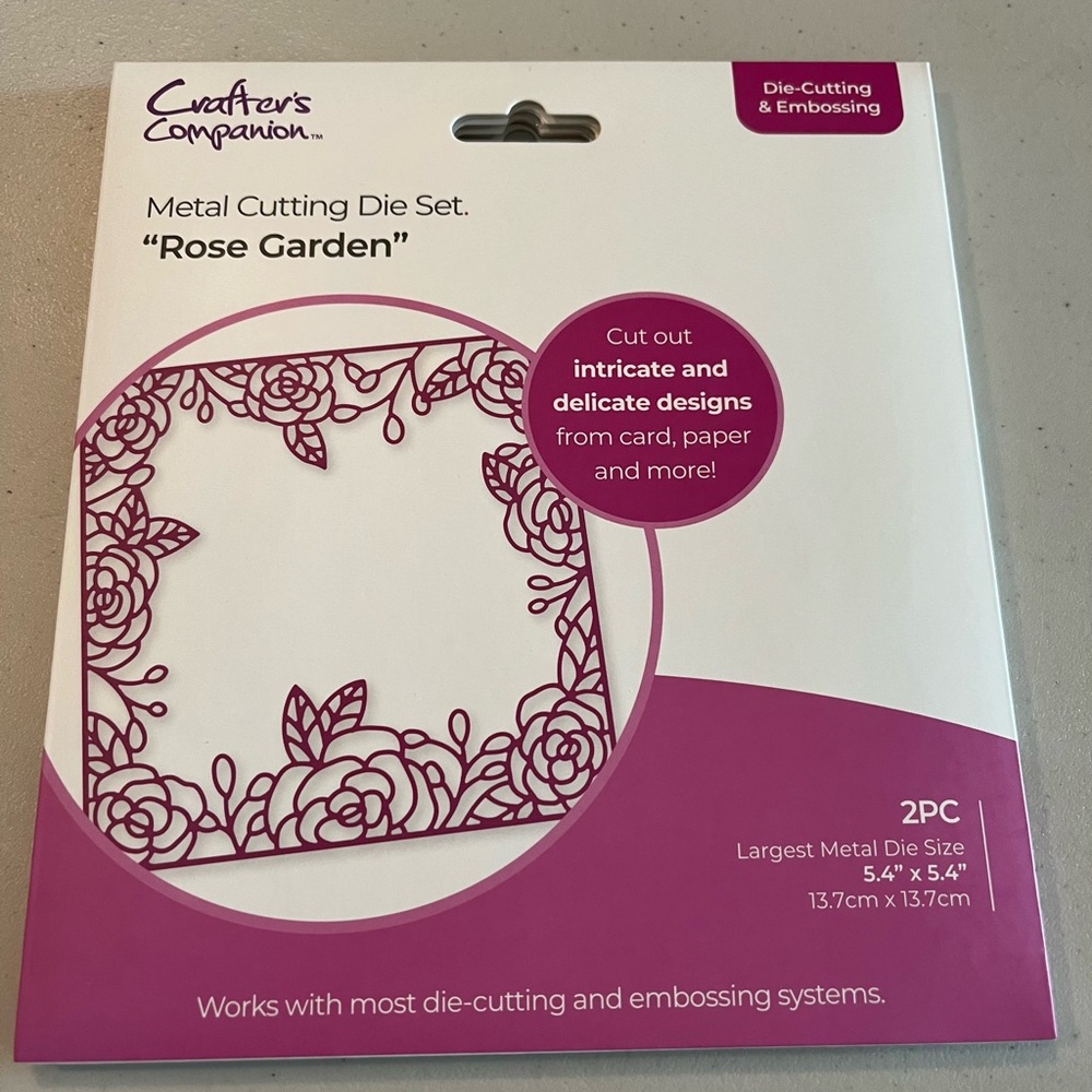 Crafter's Companion Rose Garden Metal Cutting Die Set